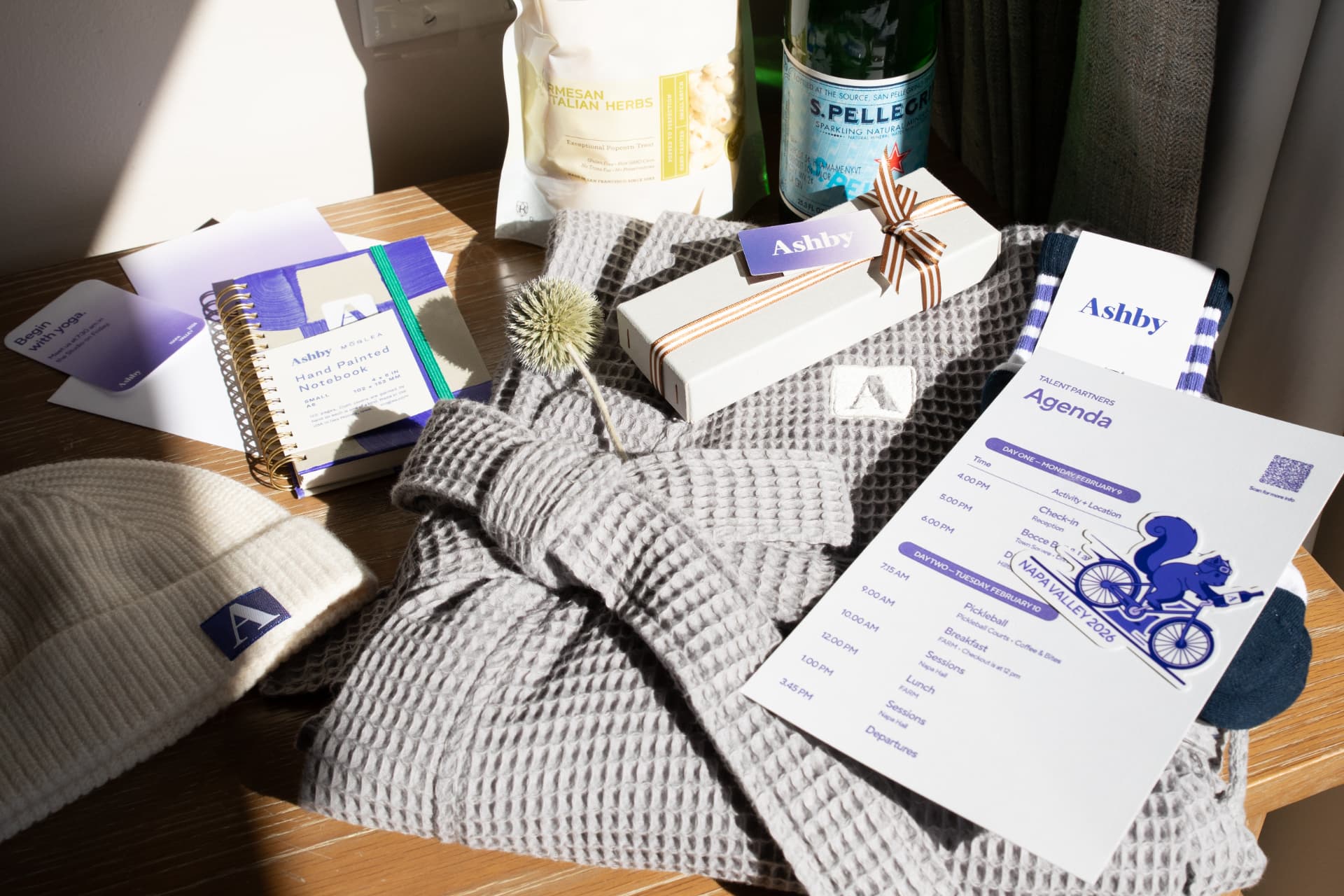 In-room gifting and the printed agenda